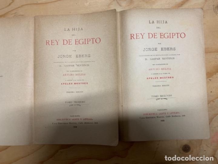 Libros antiguos: La hija del rey de Egipto (Bols 4) - Foto 2