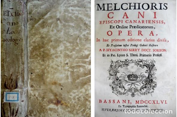 Libros antiguos: CANO, Melchor. Opera. 1746. - Foto 1