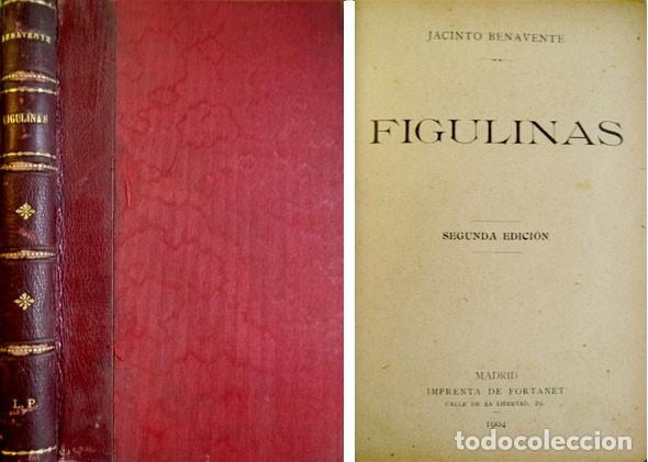 Libros antiguos: BENAVENTE, Jacinto. Figulinas. 1904. - Foto 1
