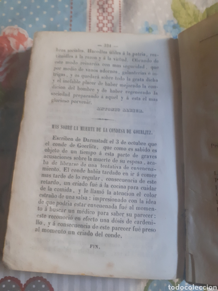 Libros antiguos: La duquesa de praslin Barcelona 1847 - Foto 5