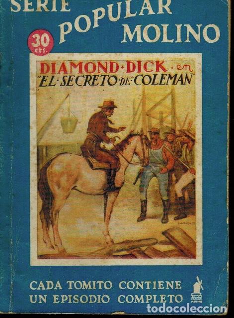Libros antiguos: DIAMOND DICK. EL SECRETO DE COLEMAN - Foto 1