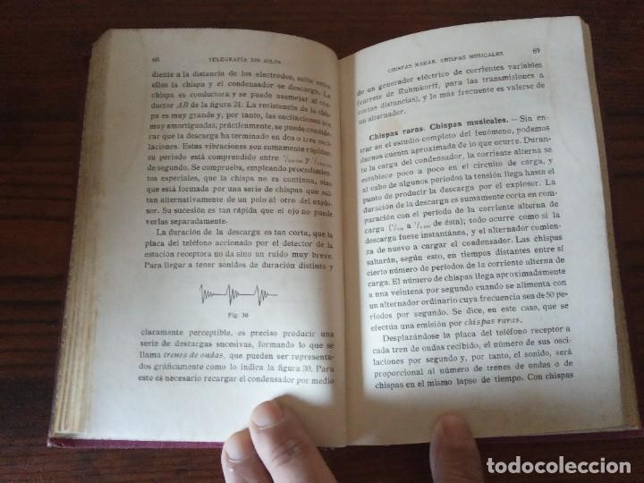 Libros antiguos: TELEGRAF&Iacute;A SIN HILOS.- E. BAUDRAN, 1917. - Foto 4