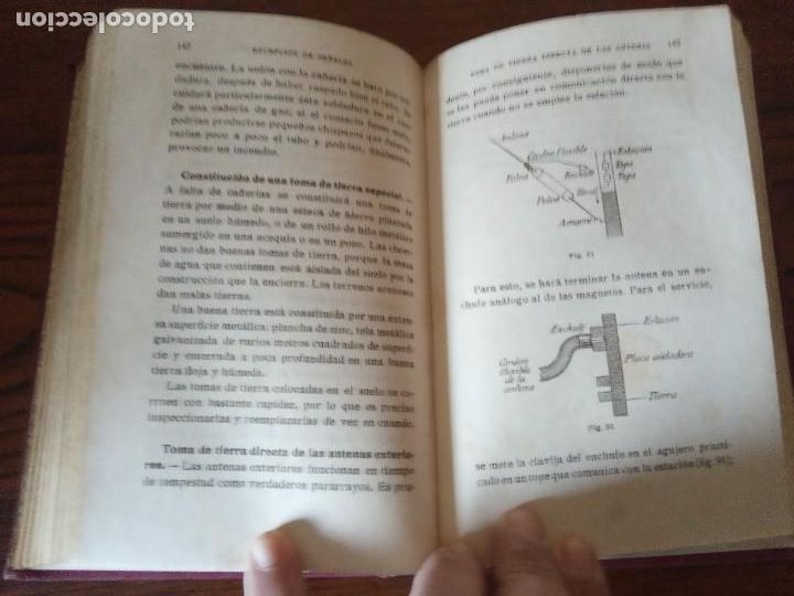 Libros antiguos: TELEGRAF&Iacute;A SIN HILOS.- E. BAUDRAN, 1917. - Foto 5