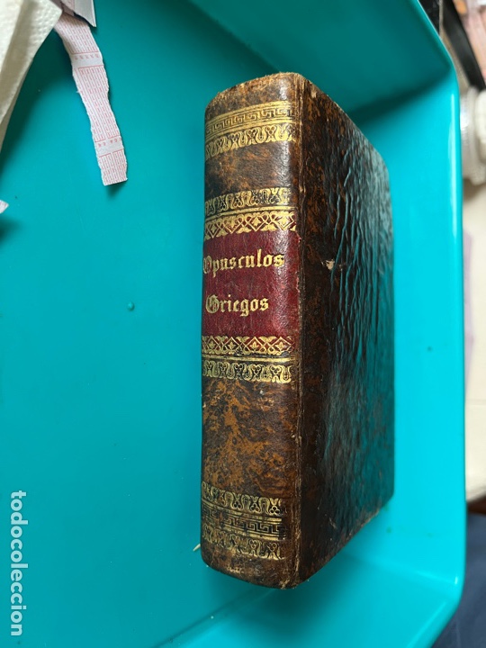 Libros antiguos: Op&uacute;sculos griegos 1829 - Foto 2