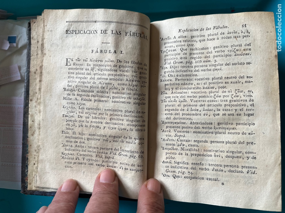 Libros antiguos: Op&uacute;sculos griegos 1829 - Foto 5