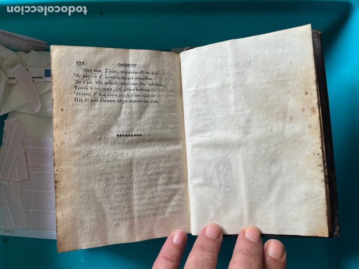 Libros antiguos: Op&uacute;sculos griegos 1829 - Foto 12