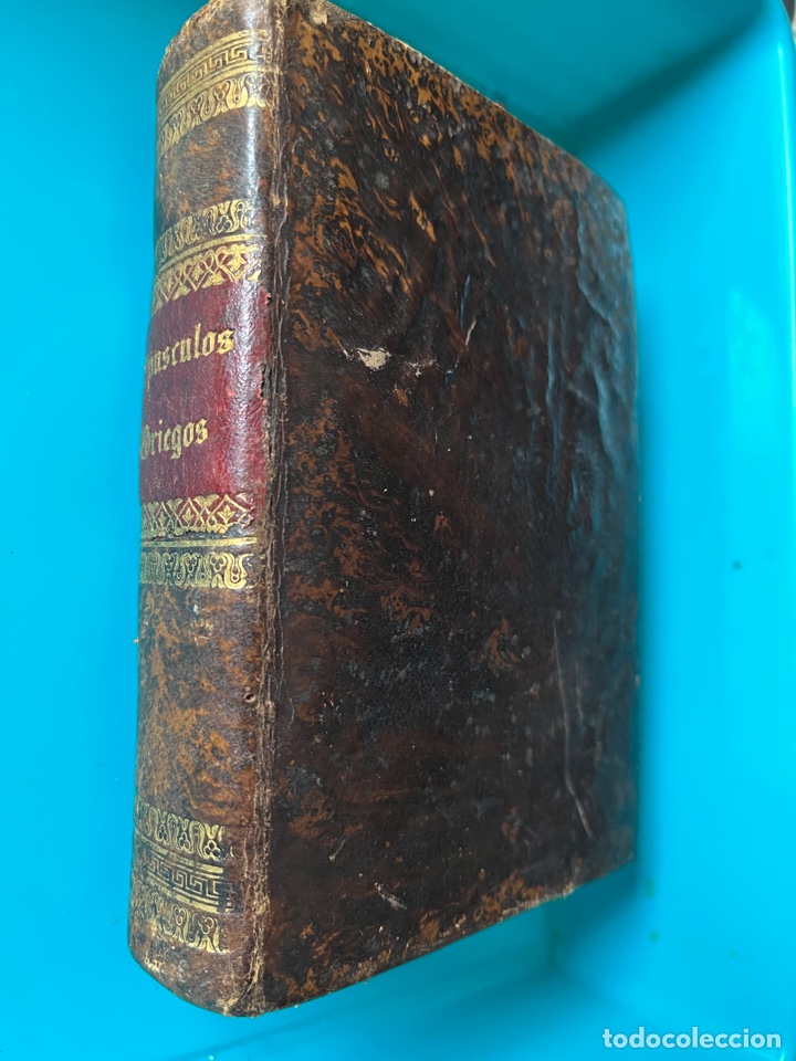 Libros antiguos: Op&uacute;sculos griegos 1829 - Foto 1
