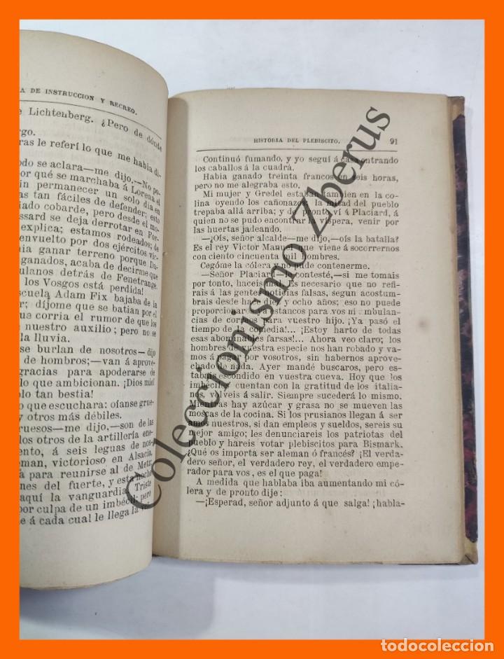 Libros antiguos: Historia del Plebiscito - Erckmann-Chatrian - Foto 4