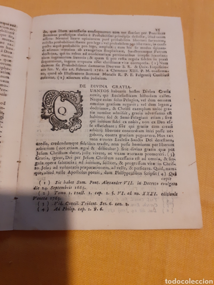 Libros antiguos: A&ntilde;o 1769 asserta theologica - Foto 3