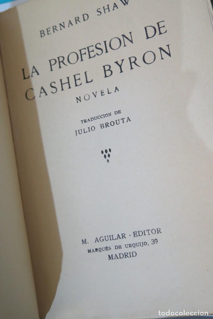 Libros antiguos: LA PROFESI&Oacute;N DE CASHEL BYRON. BERNARD SHAW - Foto 2