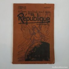 Libros antiguos: LA RÉPUBLIQUE Nº 21 (1923). Lote 320349058