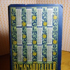 Libros antiguos: ALMANAQUE LELLO EN PORTUGES DEL AÑO 1933. Lote 320505958