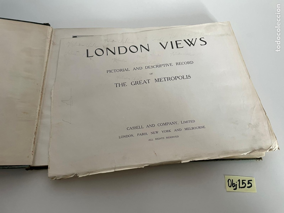 Libros antiguos: Libro antiguo LONDON VIEWS - Foto 2