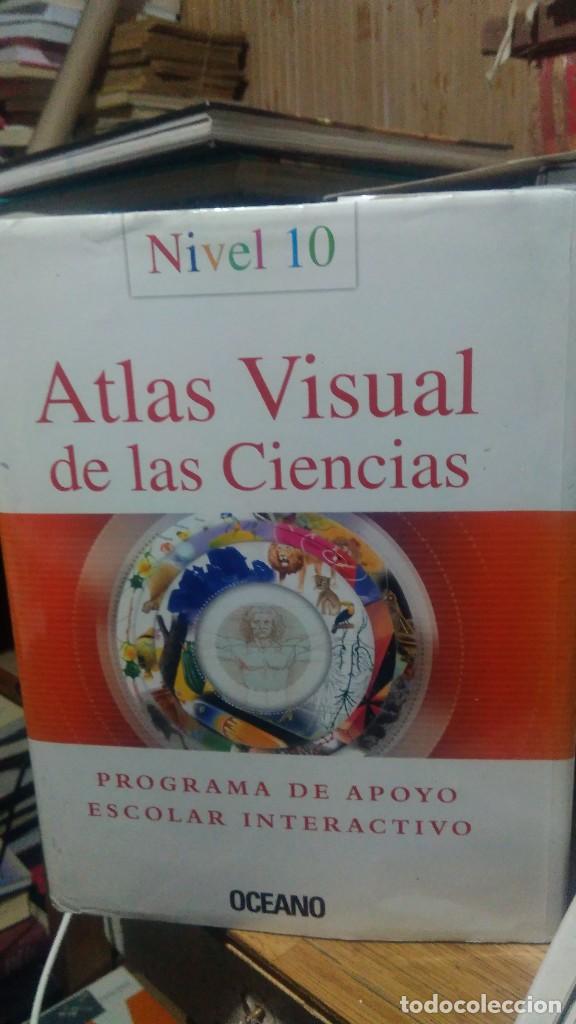 Libros antiguos: ATLAS VISUAL DE LAS CIENCIAS, NIVEL 10, ED. OCEANO - Foto 1