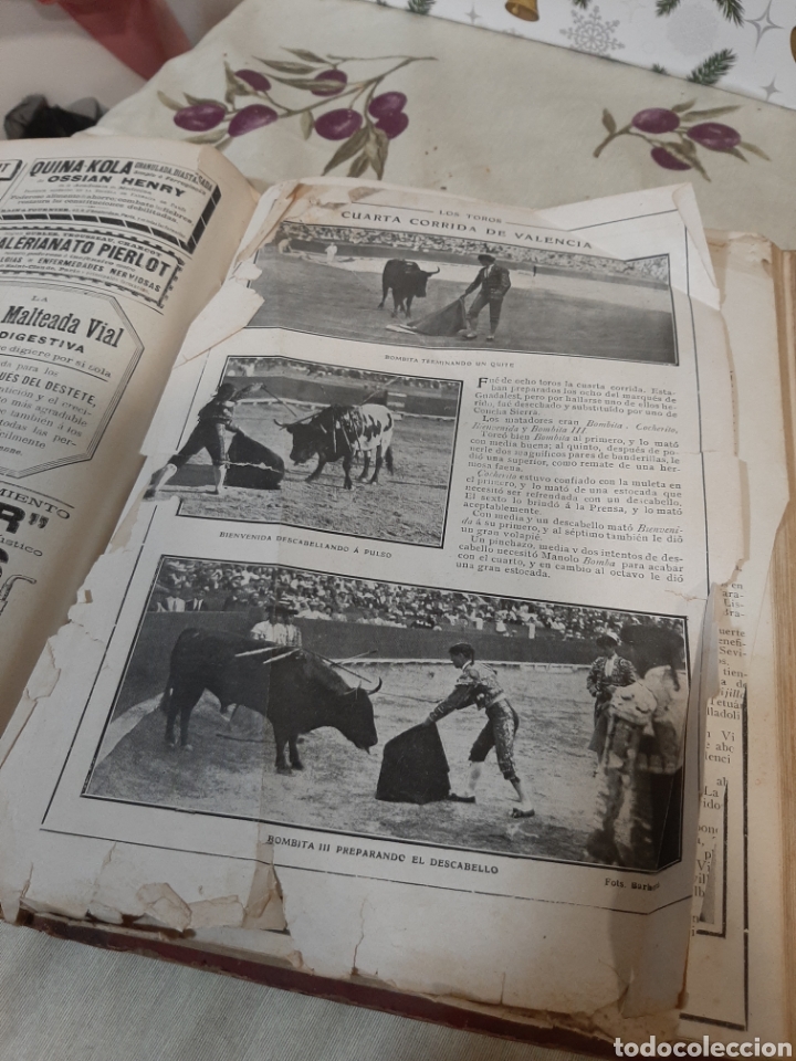 Libros antiguos: LOS TOROS - Foto 7