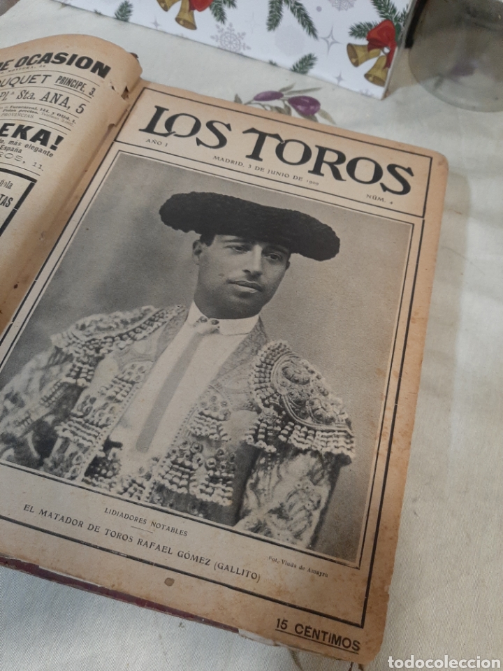 Libros antiguos: LOS TOROS - Foto 1