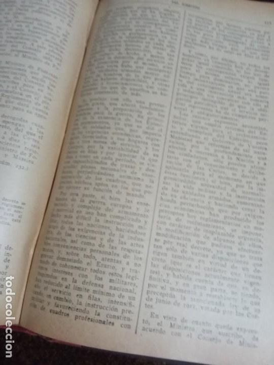 Libros antiguos: Coleccion legislativa del ej&eacute;rcito.1930. - Foto 8