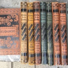 Libros antiguos: BIBLIOTECA CLÁSICA ESPAÑOLA ,9 TOMOS -BARCELONA 1884-FEIJO/QUEVEDO/RIVADENEIRA.... Lote 321580303