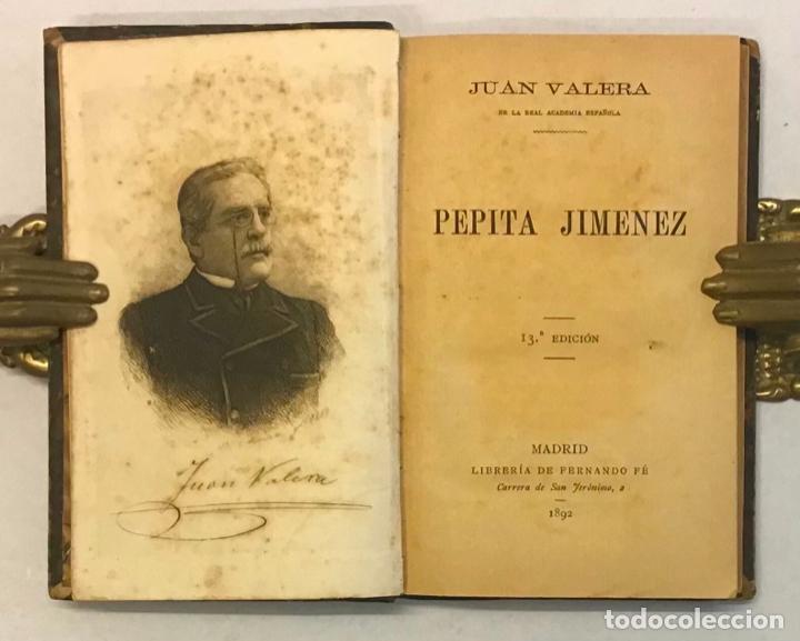 Libros antiguos: PEPITA JIM&Eacute;NEZ. - VALERA, Juan. - Foto 2
