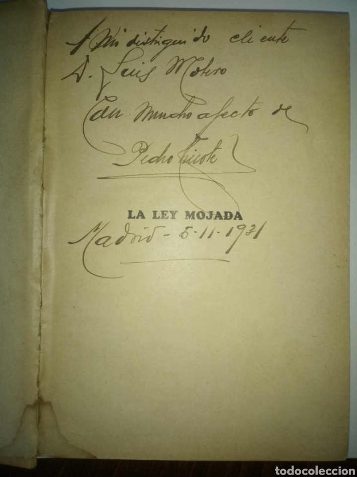 Libros antiguos: LA LEY MOJADA - Foto 2