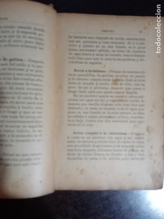 Libros antiguos: El cocinero Espa&ntilde;ol, Valencia 1911. - Foto 3