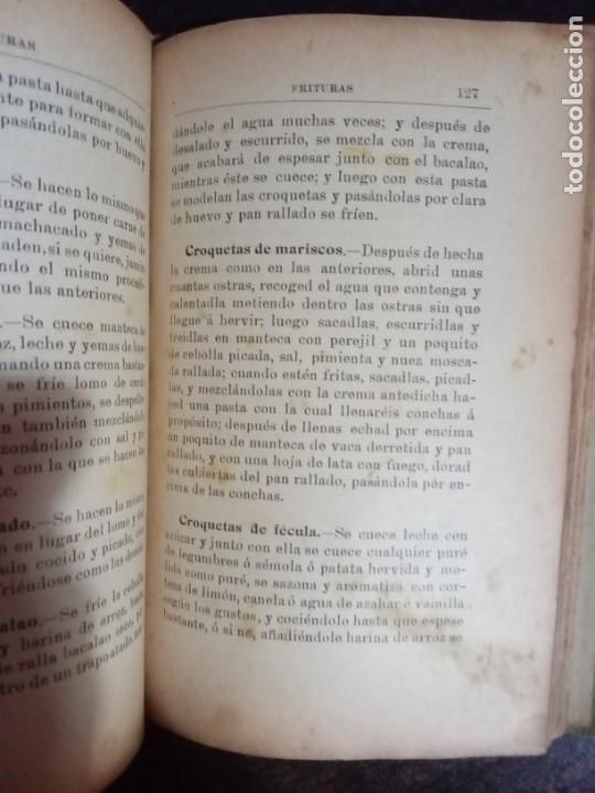 Libros antiguos: El cocinero Espa&ntilde;ol, Valencia 1911. - Foto 5