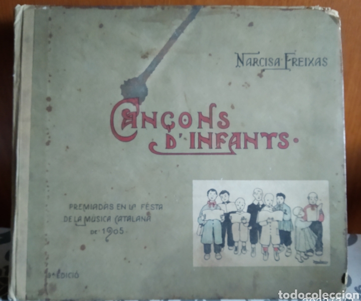 Libros antiguos: Can&ccedil;ons dinfants - Narcisa Freixas 1905 - Foto 1