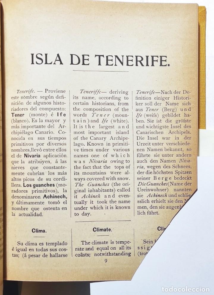 Libros antiguos: ABC DE LAS ISLAS CANARIAS. 1913. - Foto 4