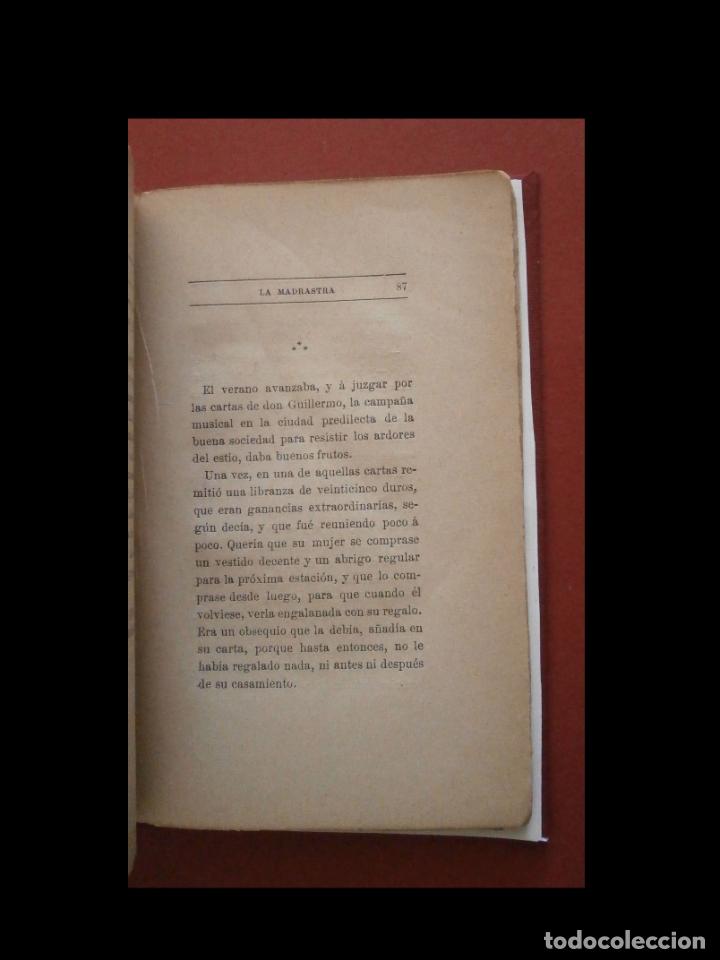 Libros antiguos: La madrastra. Novela original. Manuel Cubas - Foto 2