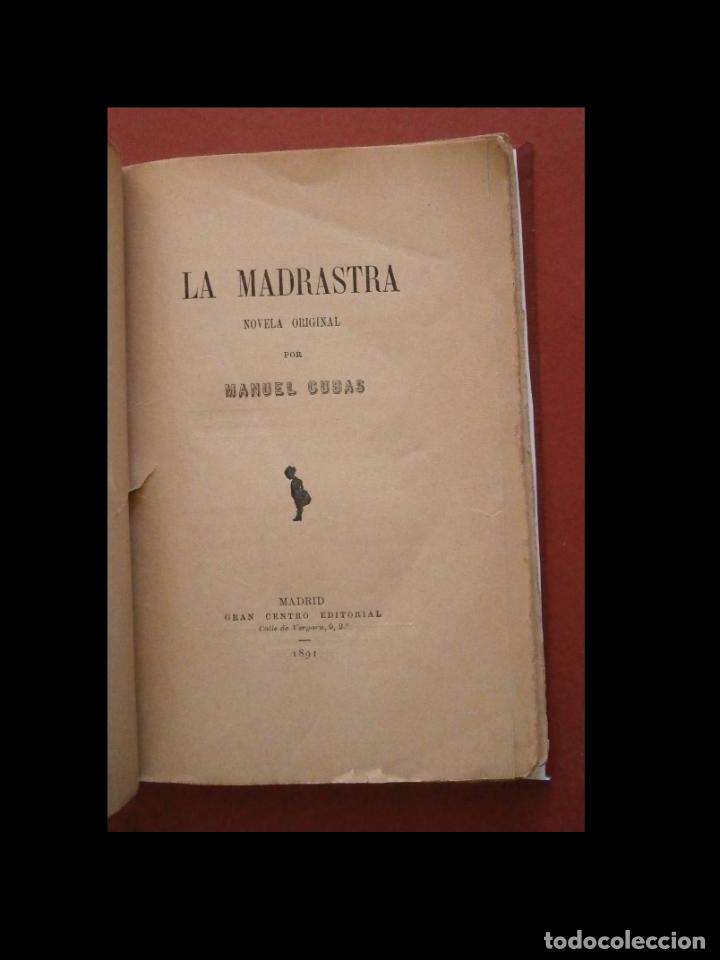 Libros antiguos: La madrastra. Novela original. Manuel Cubas - Foto 4