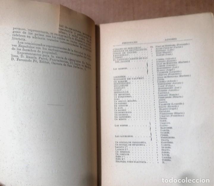 Libros antiguos: E. Rostand, Cyrano de Bergerac, Barcelona, 1909 - Foto 4