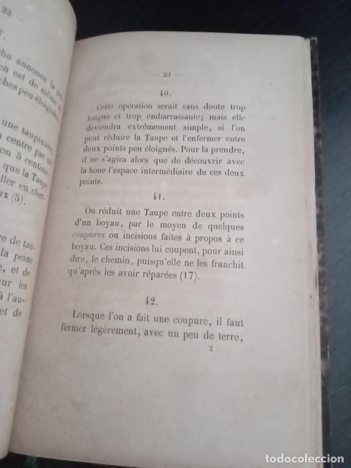 Libros antiguos: L  Art du Taupier.1856. - Foto 4