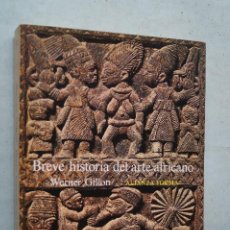 Libros antiguos: BREVE HISTORIA DEL ARTE AFRICANO. WERNER GILLON