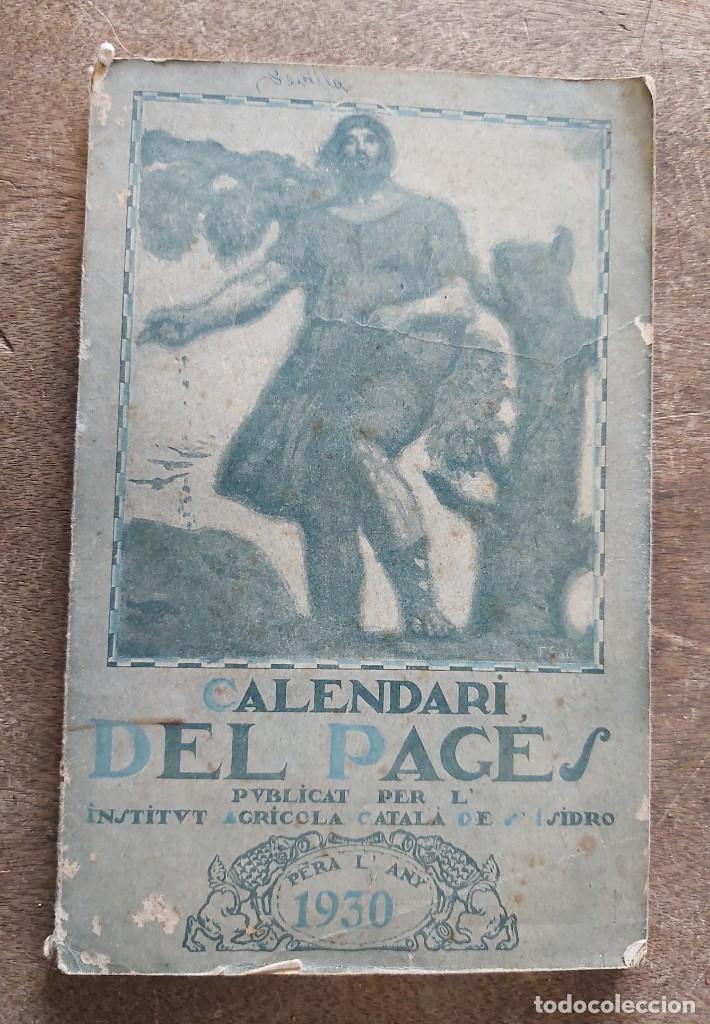 Libros antiguos: Calendari del pag&egrave;s, 1930 - Foto 1