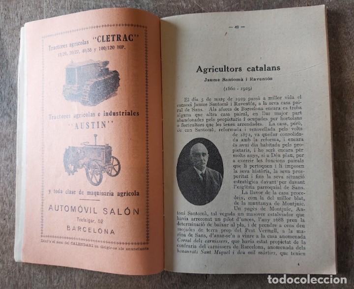 Libros antiguos: Calendari del pag&egrave;s, 1930 - Foto 3
