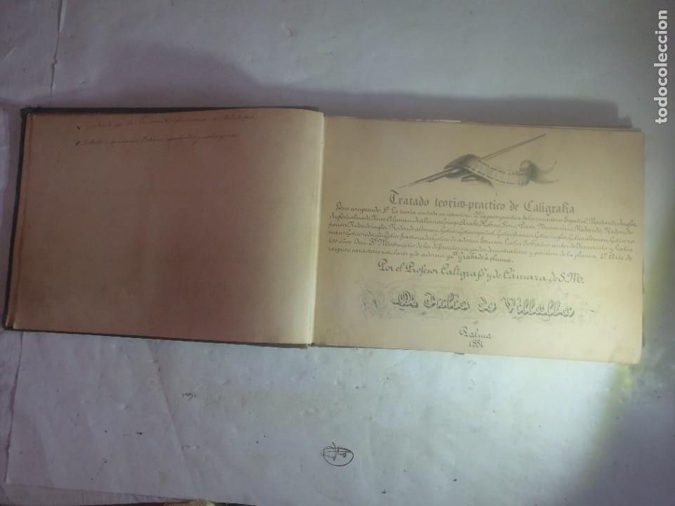 Libros antiguos: TRATADO TEORICO PRACTICO DE CALIGRAFIA 1881 - Foto 1