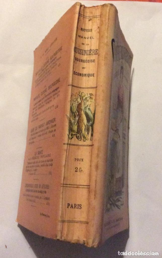 Libros antiguos: NOUVEAU MANUEL DE LA CUISINIERE BOURGEOISE .PARIS - Foto 2