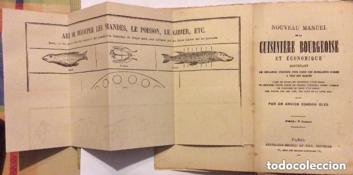 Libros antiguos: NOUVEAU MANUEL DE LA CUISINIERE BOURGEOISE .PARIS - Foto 4