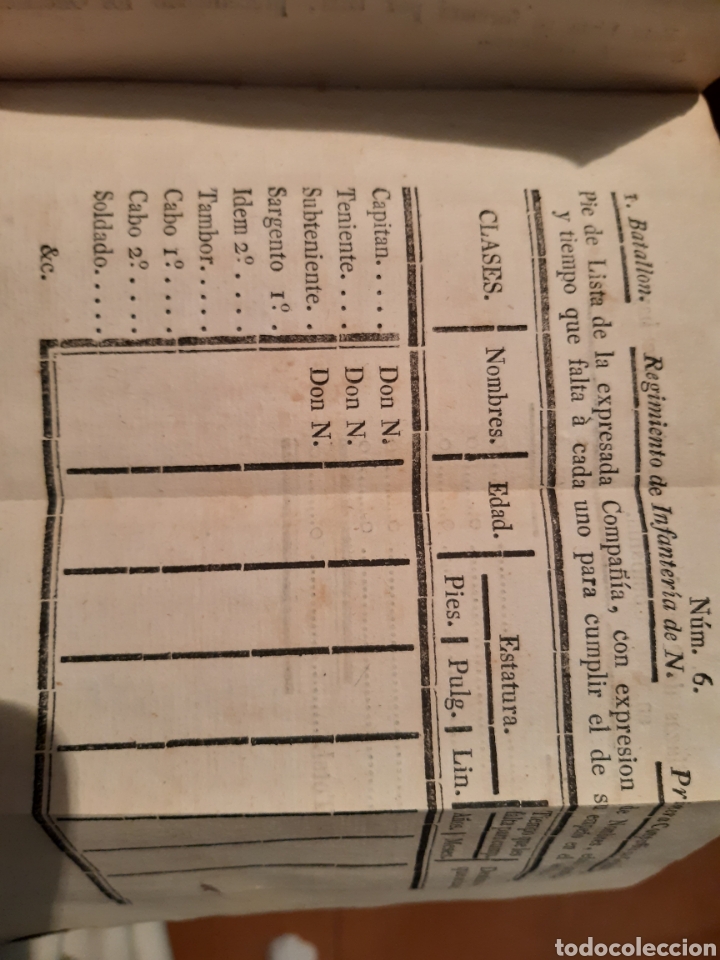 Libros antiguos: Libro militar 1818 - Foto 4