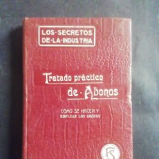 Libros antiguos: TRATADO PRÁCTICO DE ABONOS. J. REBOLLEDO. 1910. Lote 325036043