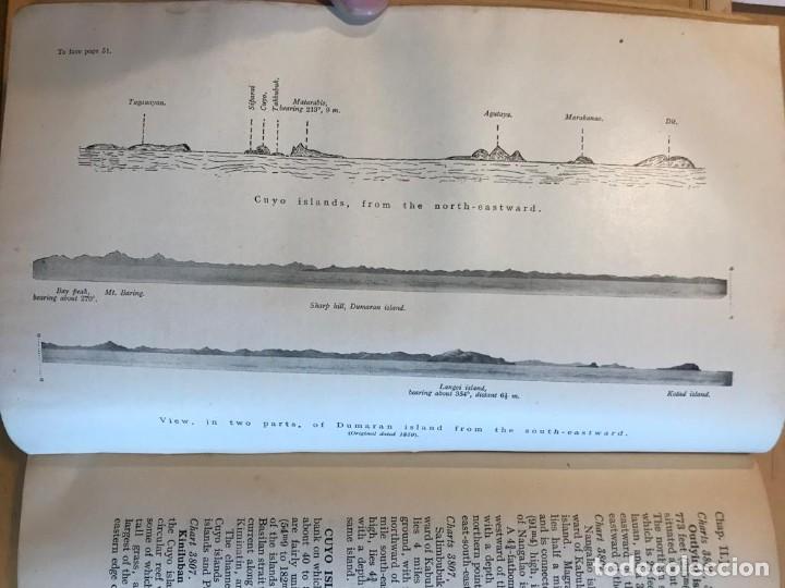 Libros antiguos: Eastern Archipelago Pilot. Libro sobre Filipinas. - Foto 4