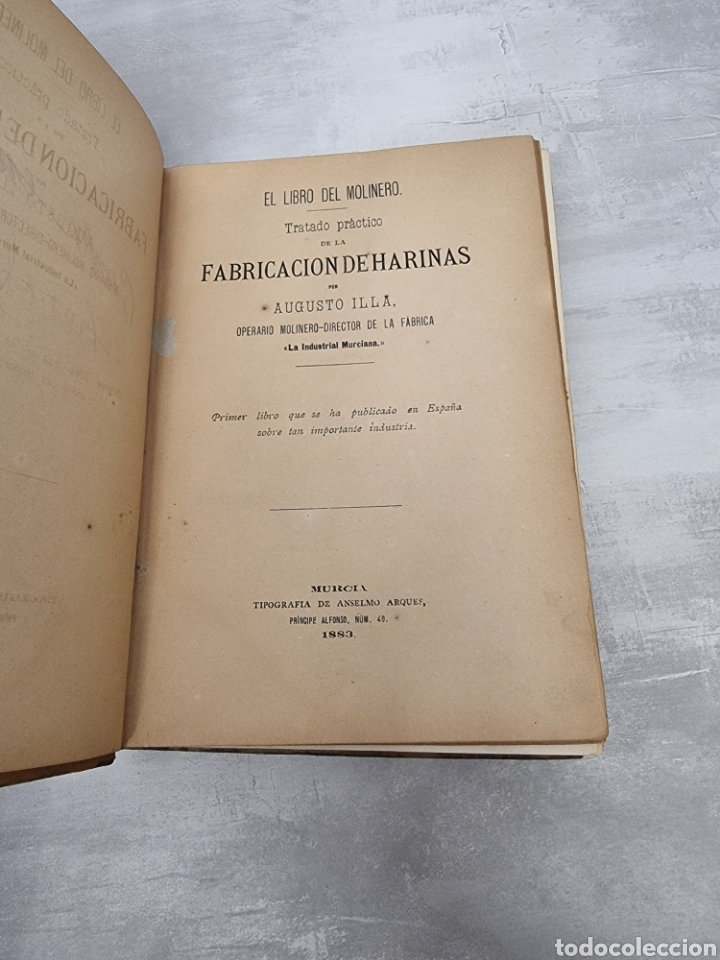 Libros antiguos: TRATADO PR&Aacute;CTICO DE LA FABRICACI&Oacute;N DE HARINAS - Foto 5
