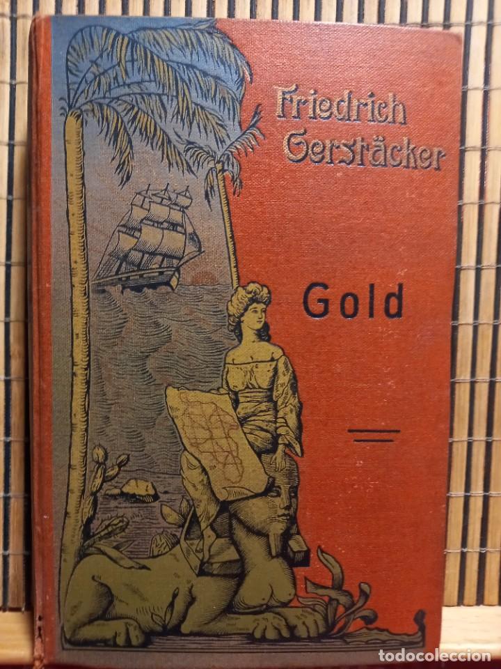 Libros antiguos: Friedrich Gerst&auml;cker - Gold / ilustraci&oacute;n de E. Zimmer - Foto 1