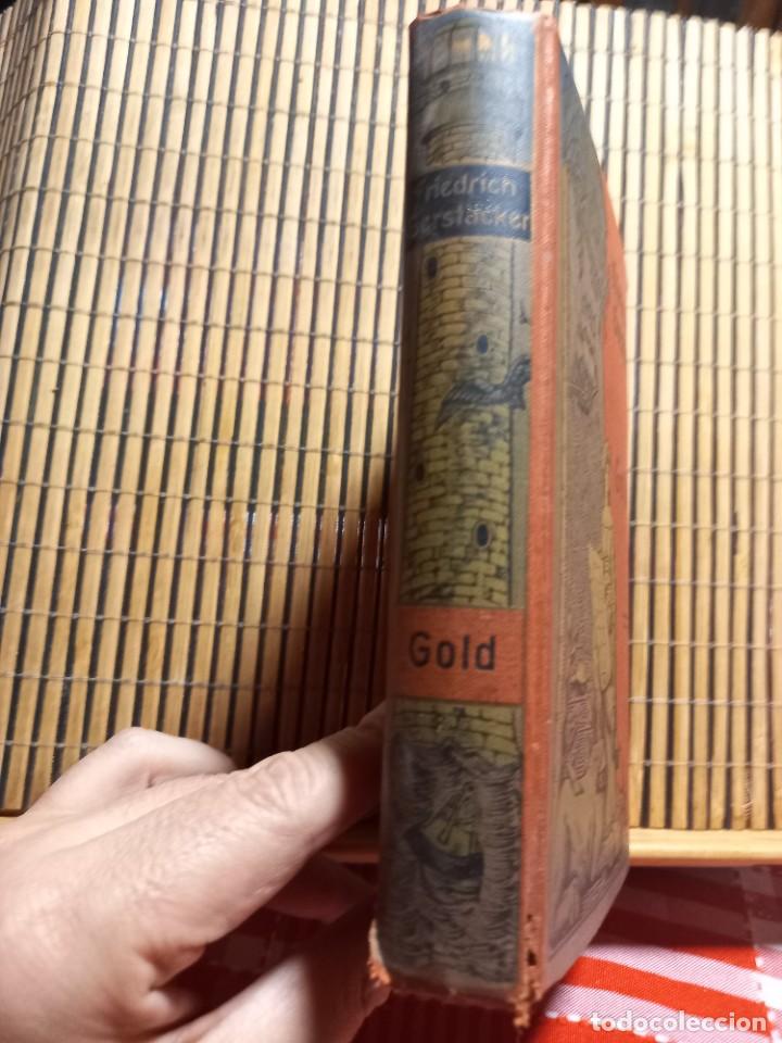 Libros antiguos: Friedrich Gerst&auml;cker - Gold / ilustraci&oacute;n de E. Zimmer - Foto 2