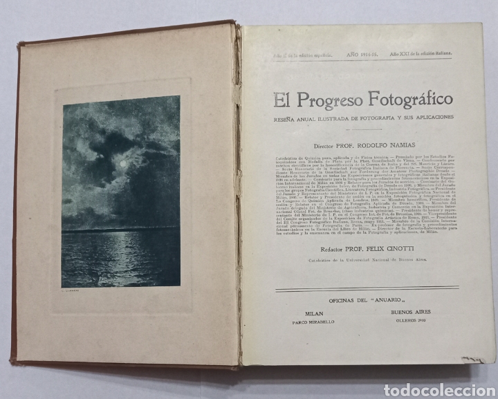 Libros antiguos: Antiguo libro El Progreso Fotografico 1914-1915 - Foto 2