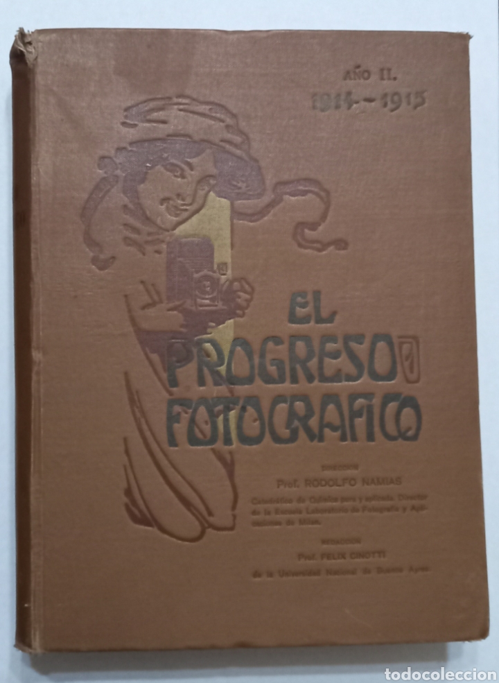 Libros antiguos: Antiguo libro El Progreso Fotografico 1914-1915 - Foto 1