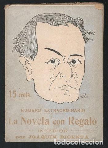 Libros antiguos: DICENTA, Joaqu&iacute;n: INTERIOR. Novela p&oacute;stuma. 1917 - Foto 1