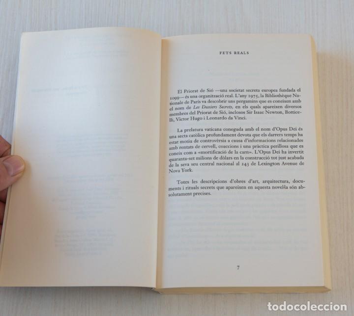Libros antiguos: El codi Da Vinci. Dan Brown - Foto 3
