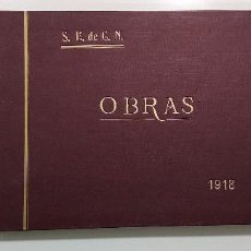 Libros antiguos: SOCIEDAD ESPAÑOLA DE CONSTRUCCION NAVAL. OBRAS. 1918. REINOSA, SESTAO, FERROL, CÁDIZ, CARTAGENA. Lote 326178313