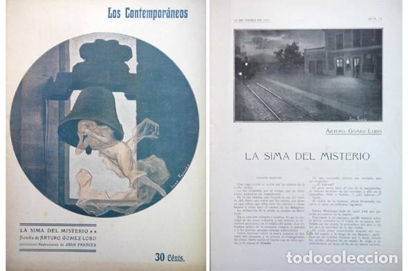 Antiquarische B&uuml;cher: G&Oacute;MEZ LOBO, Arturo. La sima del misterio. Novela. 1910.